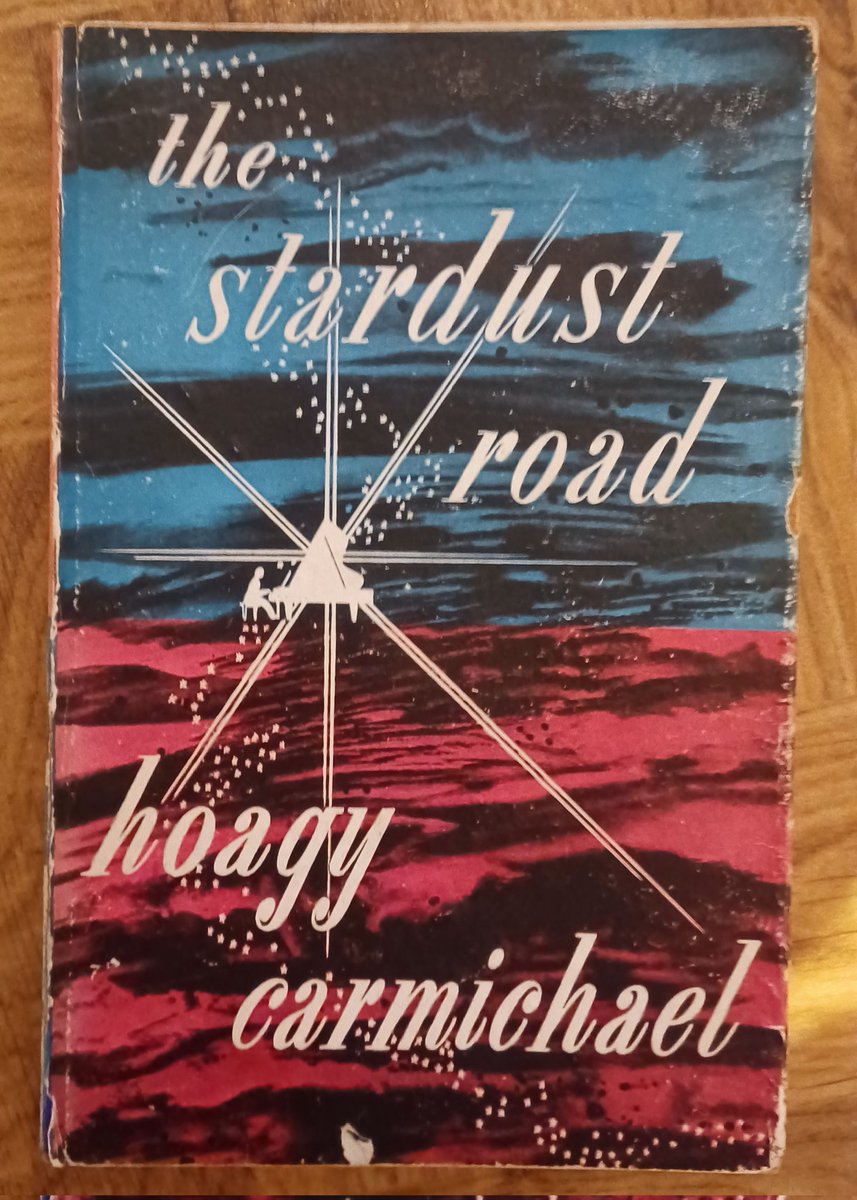 Had a sensational second-hand day today...the chazza gods were smiling on me some very nice records I'll share in a while, but this beautiful book deserves its own post 
#booklovers #jazz #HoagyCarmichael #Stardust