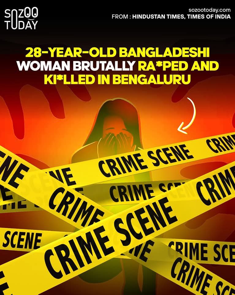 ridoanmahbub's tweet photo. A Bangladeshi woman was raped and then murdered in India.

In India, the body of a 28-year-old Bangladeshi woman was recovered near Kaggadasapura Lake in Bangalore, Karnataka state. The police suspect, based on preliminary investigations, that she was raped and then murdered.

According to police information, the woman worked as a domestic helper in an apartment. The incident took place on Thursday night (January 23) while she was on her way home. On Friday morning, locals found her body in a secluded area and informed the police.