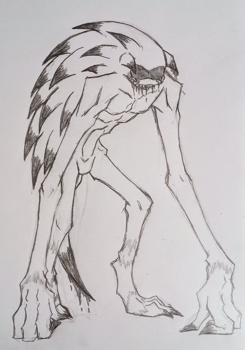 Fun_N_Funki's tweet photo. Still a WIP, but I felt it was time to introduce my sonic.exe/sonic horror creature.
This is F.N. A being born of pure imagination of a child, and powered by human thought.
More details to come
#sonicexe #creepypasta #horrorconcept https://t.co/pZsXFueYrr