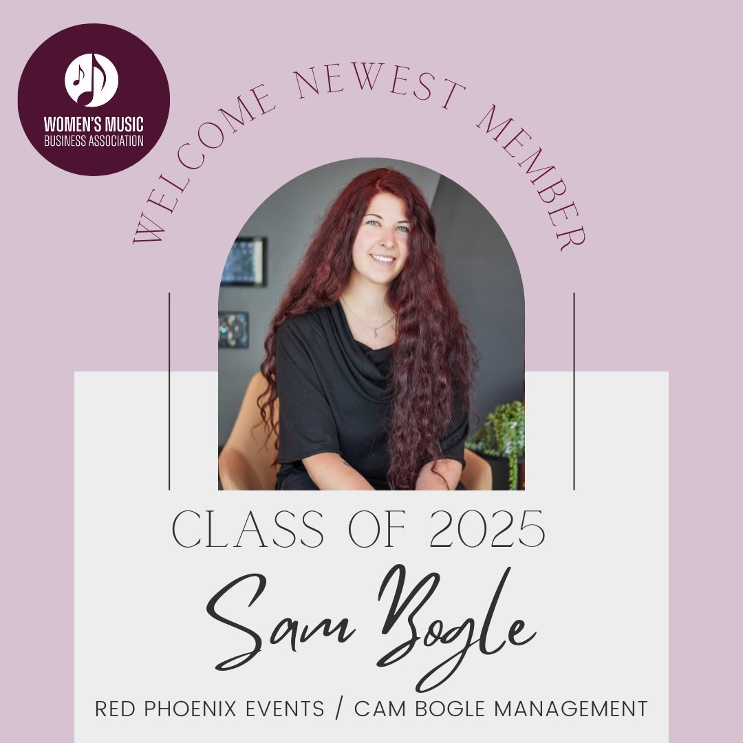 samibogle's tweet image. Excited and honored to join the Women’s Music Business Association this year. Thank you, @MusicRow for the highlight!