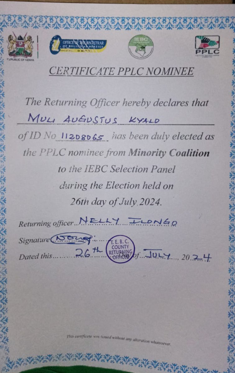 Kelvinmapesa254's tweet photo. #ConstituteIEBC
Accountability starts at the top. Augustus Muli will inspire it at IEBC. #ConstituteIEBC" https://t.co/skO6DU8nE7