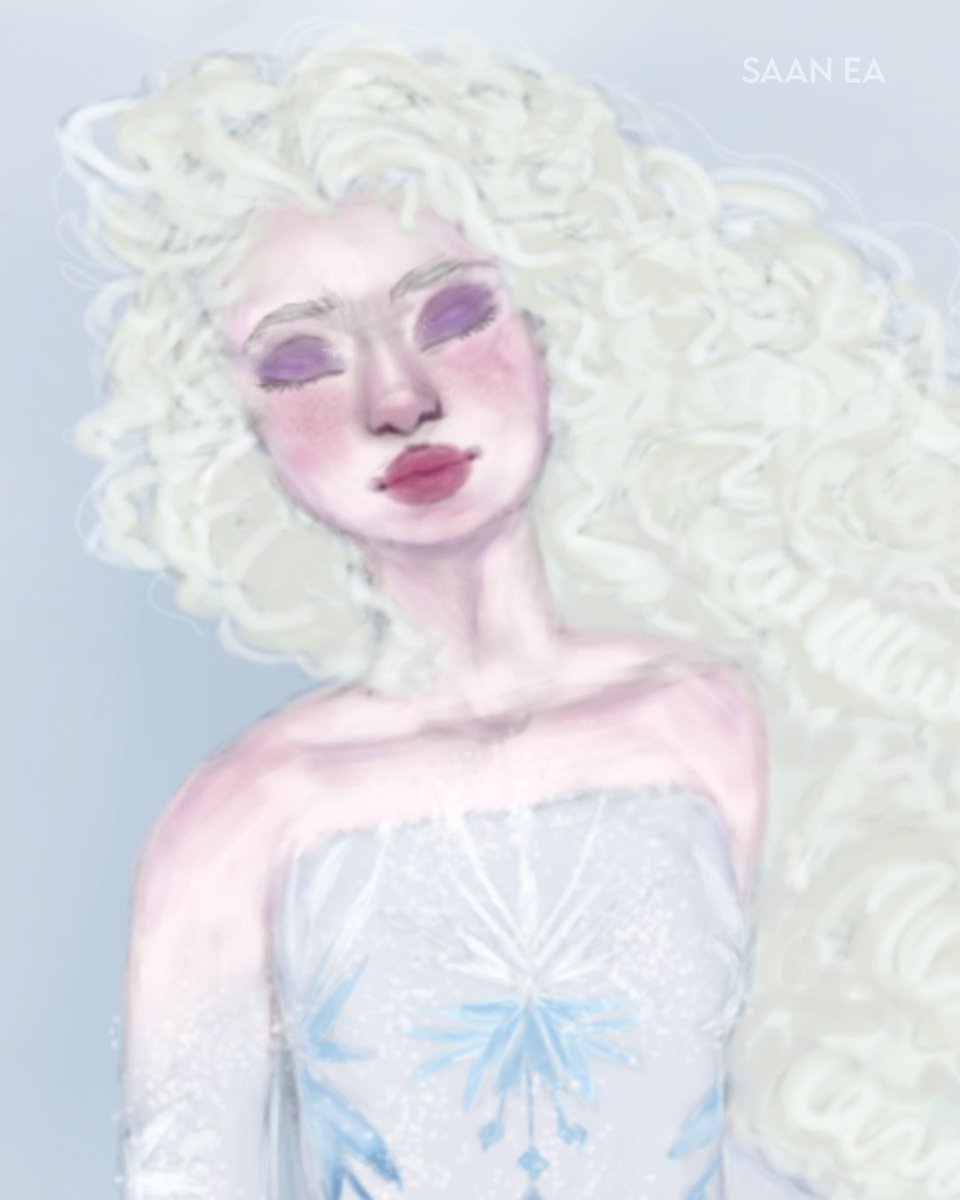 𝑬𝒍𝒔𝒂 ❄️ (I participated in frost_art__'s DTIYS challenge on Instagram)