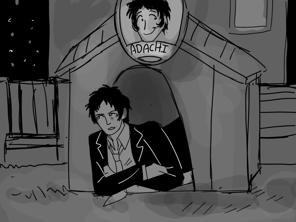 crocdocz's tweet image. Go back to your Adachi House