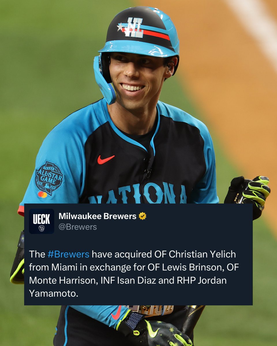 OTD seven years ago we made a franchise-changing move 👀 

<a href="/ChristianYelich/">Christian Yelich</a>