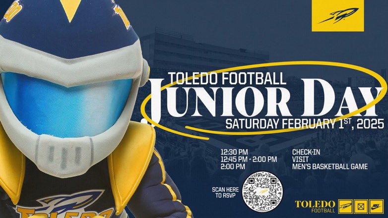 Thank you <a href="/CoachFlemWR/">RJ Fleming</a> and <a href="/ToledoFB/">Toledo Football</a> for the junior day invite. <a href="/WoodfordFBall/">Woodford County Football</a> <a href="/GeBOW17/">George Bowen</a> <a href="/coachRoleyDBN/">Coach Roley</a>