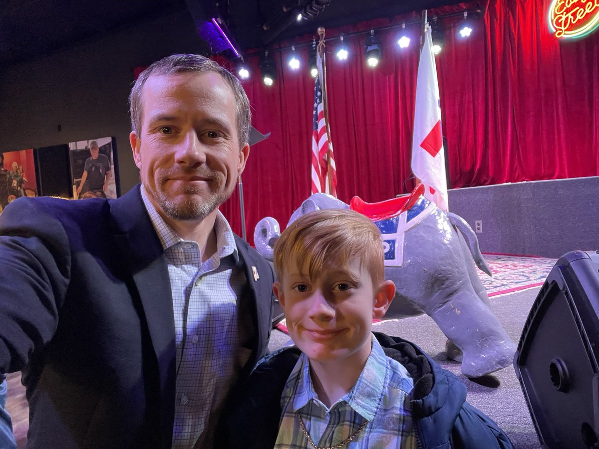 Cherokee County GOP breakfast. Secretary Wes Allen and Revenue Commissioner Dustin St. Clair did a wonderful job. #mycherokee
