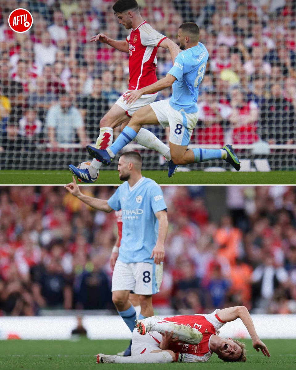 AFTVMedia's tweet photo. Hope Lewis-Skelly is sat in the dressing room studying tackles that are perfectly fine to make 🙄 https://t.co/hGJg5yubuE