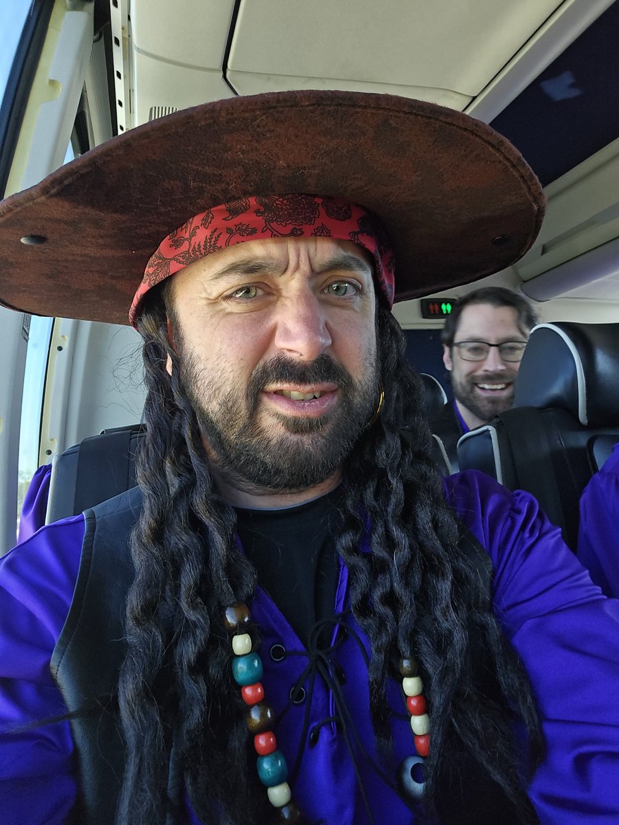 Bus ride on the way to #gasparilla