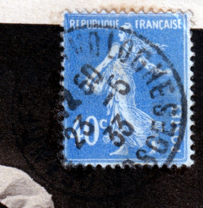 mercipourlacart's tweet photo. Timbre Semeuse de Roty 40 centimes outremer 1928
Oblitéré à Granges-sur-Vologne le 23 mai 1933

Voir la carte postale correspondante :
L'élégance des Jeunes Lorraines en 1933
https://t.co/ZHsX8az3cp

#timbre #timbreancien #philatelie #Semeuse #GrangessurVologne #GrangesAumontzey https://t.co/fVxAjF1lNT