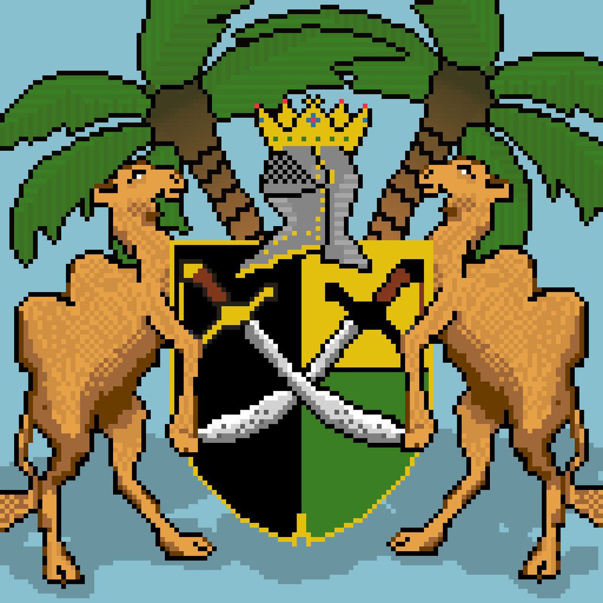 New Giveaway!
1 of 1 NFT Collab with <a href="/manoffryes/">ManOfFryes🛡️</a> X <a href="/DigitalPalm/">DigitalPalm MINTING on XRP.CAFE</a> <a href="/CamelToeDP/">$CamelToe by Digital Palm</a> 
250,000 $CamelToe

How to enter:
Follow <a href="/manoffryes/">ManOfFryes🛡️</a> &amp; <a href="/DigitalPalm/">DigitalPalm MINTING on XRP.CAFE</a> 
Like + Rt
&amp; Comment below a unique house name for this Coat of Arms.

Join Discords To recieve Prizes.
Contest ends Wednesday 23:59est