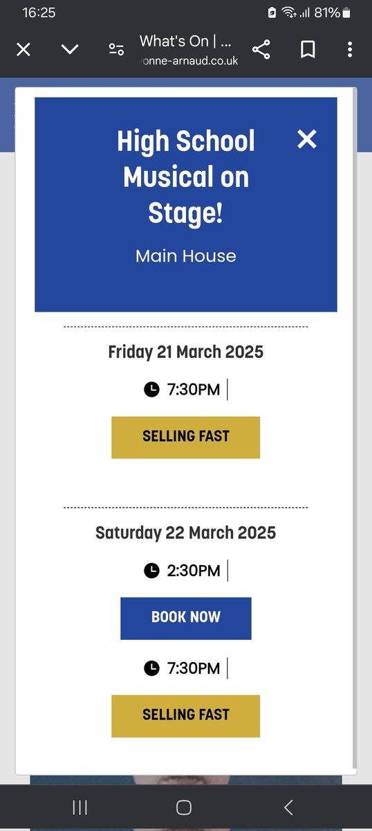 Not bought your tickets yet. You need to hurry as they are selling fast!!!!
yvonne-arnaud.co.uk/whats-on/torme…