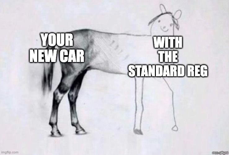 We just hate to see it.

#NewCar #NewNumberPlate #NewYear #Meme #CarMeme #PrivateNumberPlates