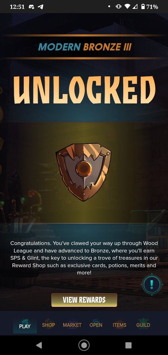 TheNatureFather's tweet photo. Hit bronze III last night! First achievement on @splinterlands very happy with the game and looking to grow more the community support is amazing! Let's keep going! 🎉🚀

#Splinterlands 
#TCGVerse 
#Web3Gaming 
#web3 
#CryptoGaming https://t.co/BSQZnsYl77