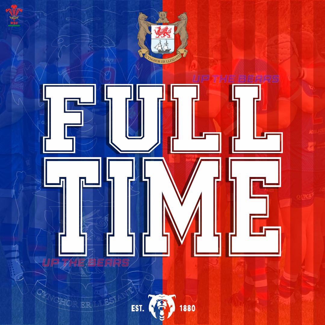 📣 FULL TIMES 📣

Penarth 37 - 15 Llanishen 

Youth 7 - 3 Penalta 

Thank you to all the home support 👏🏻
Have a great weekend!

#upthebears 🐻