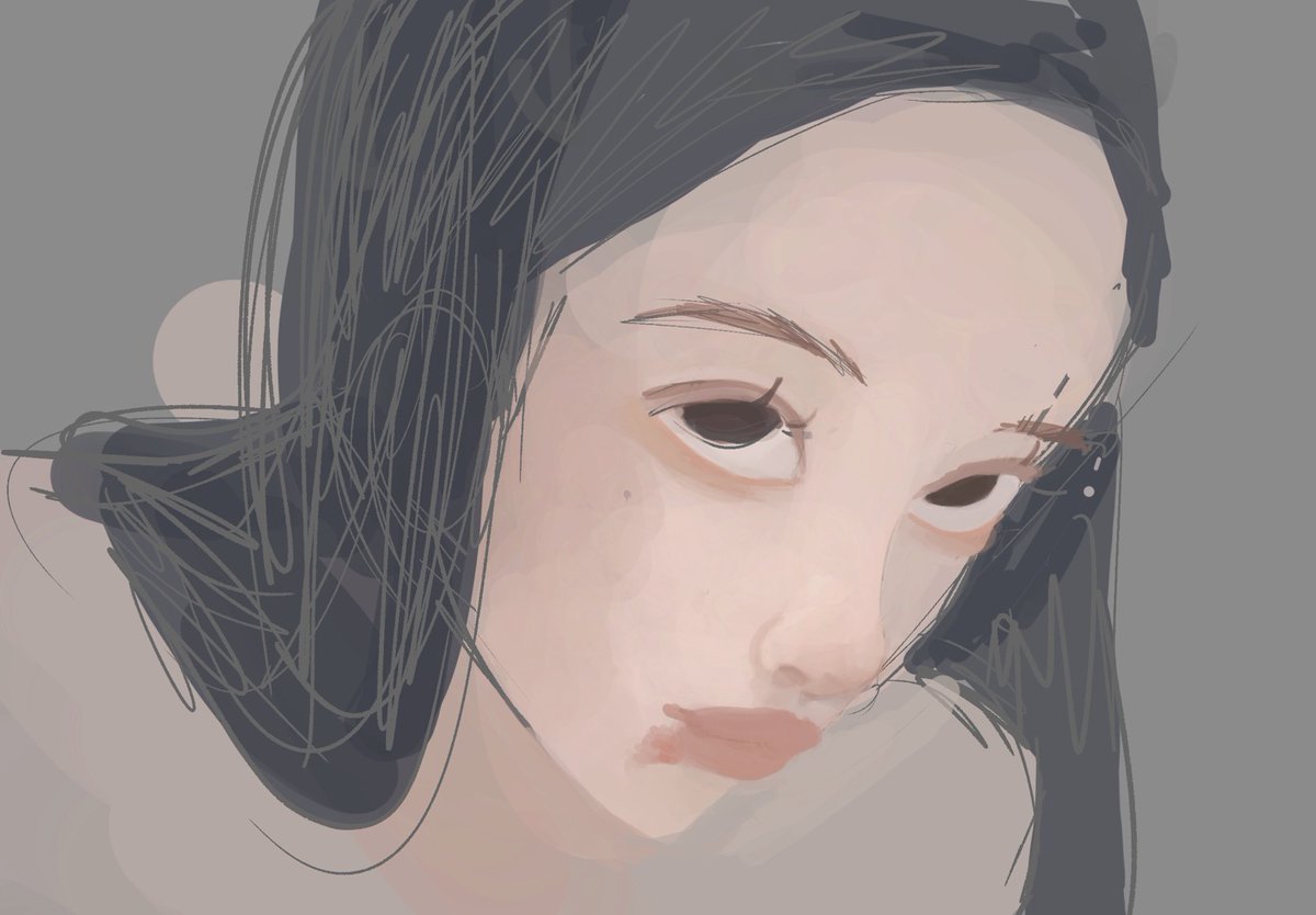 민니님 신곡 들으면서 그린 그림!