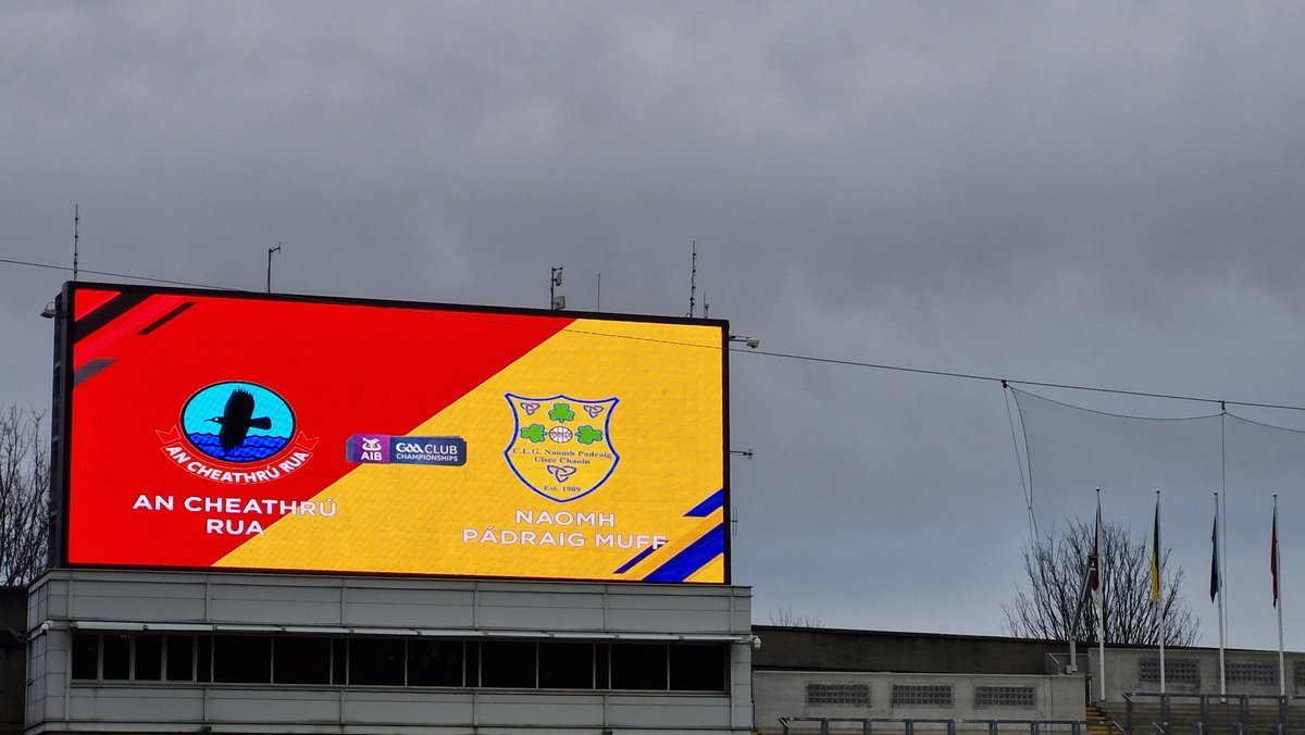 CLG Dhún na nGall (@officialdonegal) on Twitter photo AIB GAA Junior All-Ireland FINAL
Naomh Padraig 0-8
An Cheathrú Rua 0-9
Heartache for <a href="/NaomhPadraigGAA/">CLG Naomh Pádraig</a> but what a run it has been 💙💛 #EC13 AIB GAA Junior All-Ireland FINAL
Naomh Padraig 0-8
An Cheathrú Rua 0-9
Heartache for <a href="/NaomhPadraigGAA/">CLG Naomh Pádraig</a> but what a run it has been 💙💛 #EC13