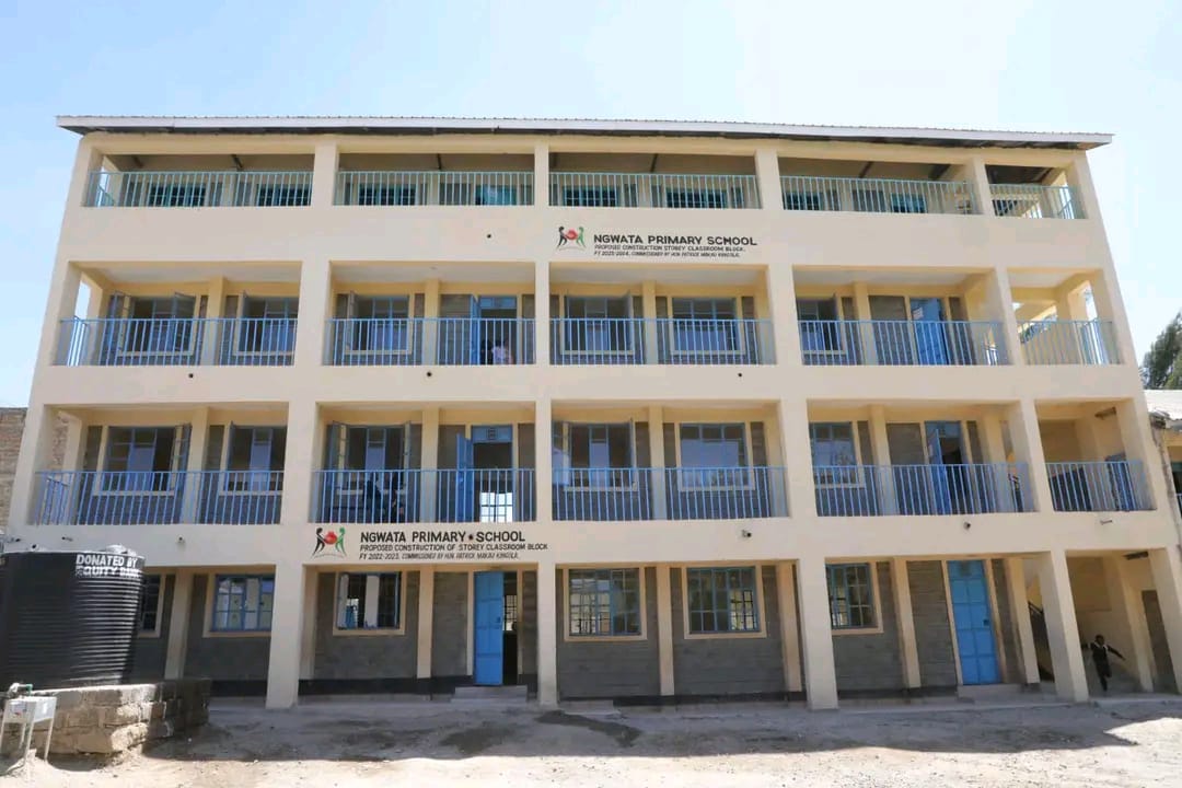 makaupressunit's tweet photo. Ngwata primary School mlologo 

 @hon_Makau is setting a gold standard of excellence through Infrastructure development.

# *MakauDelivers* https://t.co/UWa7f7JGOa