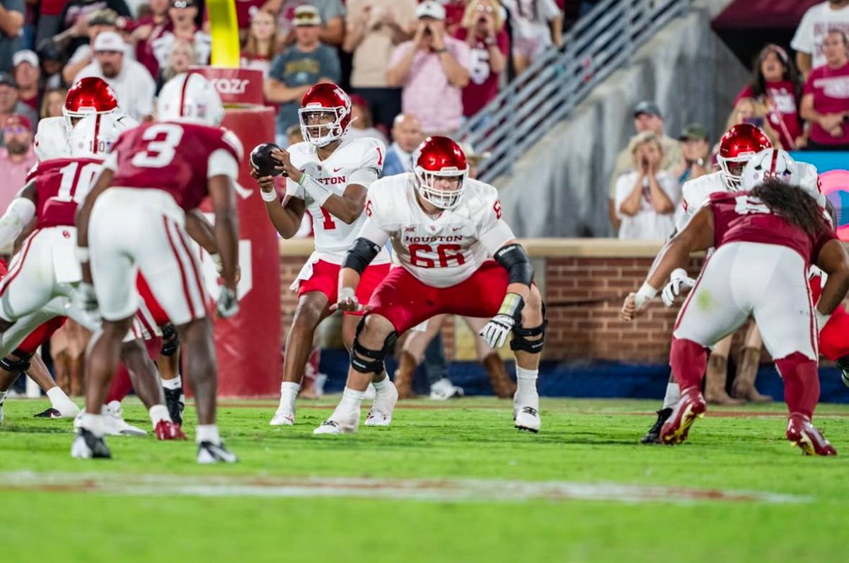 Mike Rittelmann (@mrittcgs) on Twitter photo 🏈 2025 <a href="/CGSAllStar/">The College Gridiron Showcase</a> Player Profile
🚨OL <a href="/PDunn66/">Peyton_Dunn66</a>
📍<a href="/UHCougarFB/">Houston Football</a>
📊2024 ➡️ Started and played in all 12 games
✅ Second on team with 728 offensive snaps played
✅ 85.9 pass-block grade (<a href="/PFF/">PFF</a> ) led team
‼️ HT= 6064/ Wingspan = 80 3/4
#CGS2025 🏈 2025 <a href="/CGSAllStar/">The College Gridiron Showcase</a> Player Profile
🚨OL <a href="/PDunn66/">Peyton_Dunn66</a>
📍<a href="/UHCougarFB/">Houston Football</a>
📊2024 ➡️ Started and played in all 12 games
✅ Second on team with 728 offensive snaps played
✅ 85.9 pass-block grade (<a href="/PFF/">PFF</a> ) led team
‼️ HT= 6064/ Wingspan = 80 3/4
#CGS2025