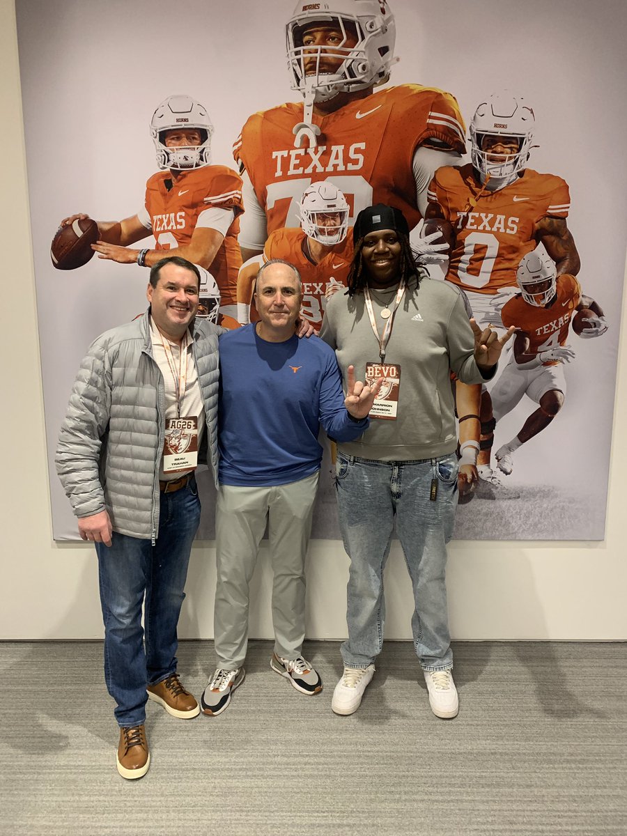 DeMarrion โBig Juiceโ Johnson โ (@djaygoing) on Twitter photo #AGTG Woww!! After an amazing conversation With <a href="/KJJFlood/">Kyle Flood</a> Iโm blessed to say that Iโve earned my 19th offer to further my academic and athletic career <a href="/TexasFootball/">Texas Football</a> ๐ โช๏ธ!! #HookEm
<a href="/CoachBeauTrahan/">Coach Beau</a>
<a href="/CoachBarnard61/">James Barnard</a>
<a href="/dan_huebsch/">Dan Huebsch</a> #AGTG Woww!! After an amazing conversation With <a href="/KJJFlood/">Kyle Flood</a> Iโm blessed to say that Iโve earned my 19th offer to further my academic and athletic career <a href="/TexasFootball/">Texas Football</a> ๐ โช๏ธ!! #HookEm
<a href="/CoachBeauTrahan/">Coach Beau</a>
<a href="/CoachBarnard61/">James Barnard</a>
<a href="/dan_huebsch/">Dan Huebsch</a>