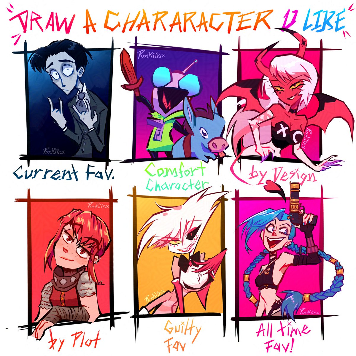 Punkiinx_neon's tweet photo. Yup
#Verosika #HelluvaBoss #HelluvaBossFanart #HelluvabossVerosika #Jinx #jinxarcane #arcane #Nimona #angeldust #hazbinhotel #InvaderZim #drawacharacteryoulike https://t.co/ZvvuOQRny1