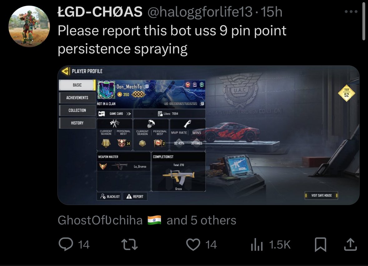 Bobby Buckets tweet media