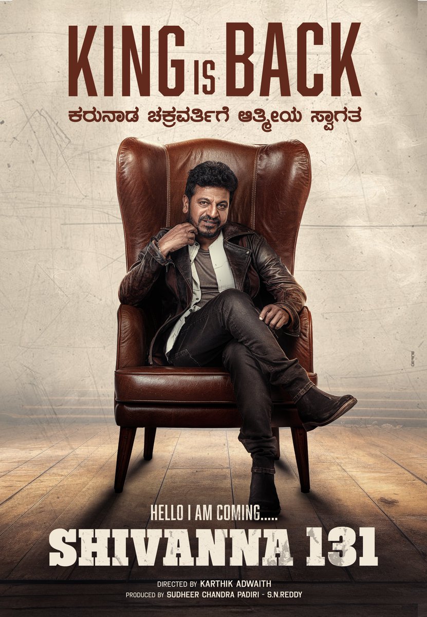 DEFINE Studio (@definestudio_) on Twitter photo Stronger Comeback Is Just One Of The Things DEVA Is Known For.
Welcome Back King!
<a href="/nimmashivanna/">DrShivaRajkumar</a> <a href="/KarthikFilmaker/">Karthik Adwaith</a> #Shivanna131 Stronger Comeback Is Just One Of The Things DEVA Is Known For.
Welcome Back King!
<a href="/nimmashivanna/">DrShivaRajkumar</a> <a href="/KarthikFilmaker/">Karthik Adwaith</a> #Shivanna131