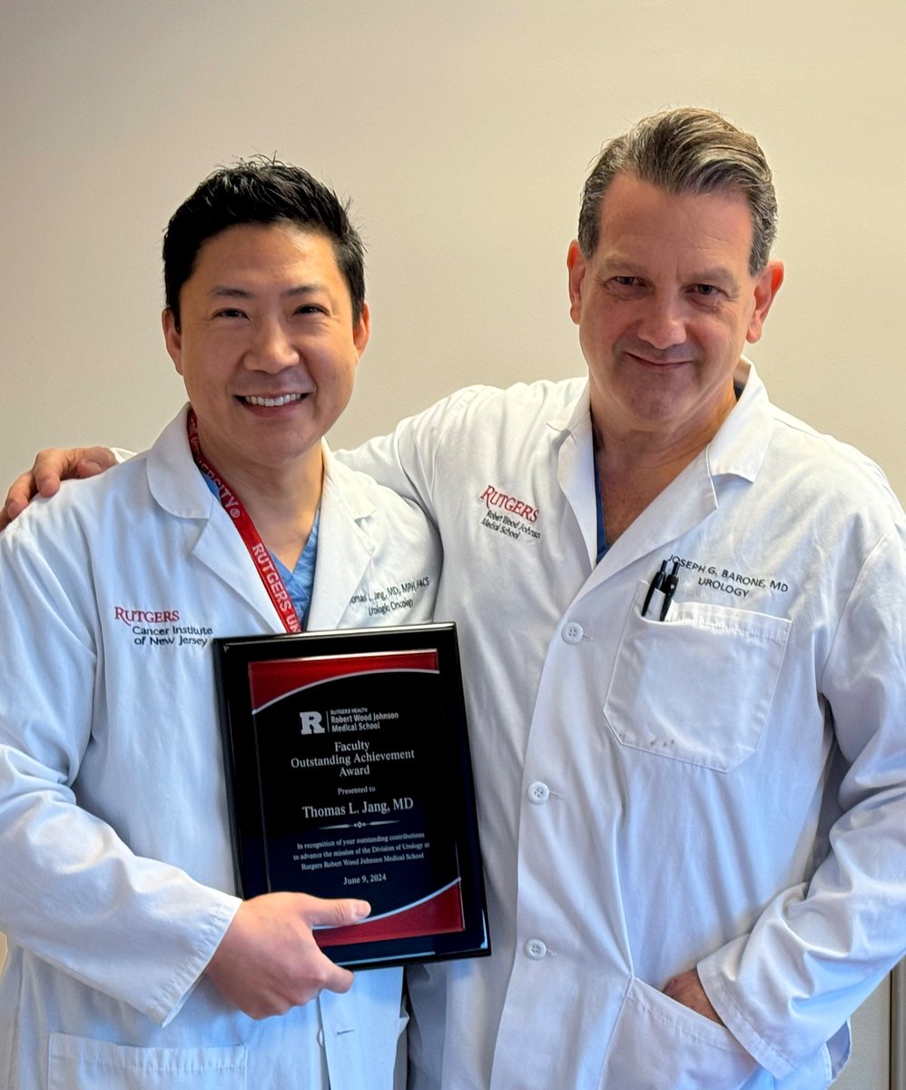 Rutgers RWJ Urology (@rwjurology) on Twitter photo Thrilled to announce that our program is expanding from 2–>3 residents/year starting with this upcoming intern class. Thank you to our fearless leaders <a href="/TomJangUroOnc/">Thomas Jang</a> and Dr. Barone for their unwavering determination to get this done 🙌 Thrilled to announce that our program is expanding from 2–>3 residents/year starting with this upcoming intern class. Thank you to our fearless leaders <a href="/TomJangUroOnc/">Thomas Jang</a> and Dr. Barone for their unwavering determination to get this done 🙌