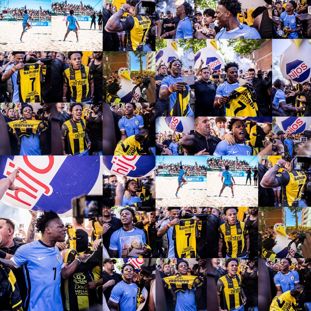 🚨| NEW: Speed’s photos from today’s stream in Uruguay 📸 🇺🇾
