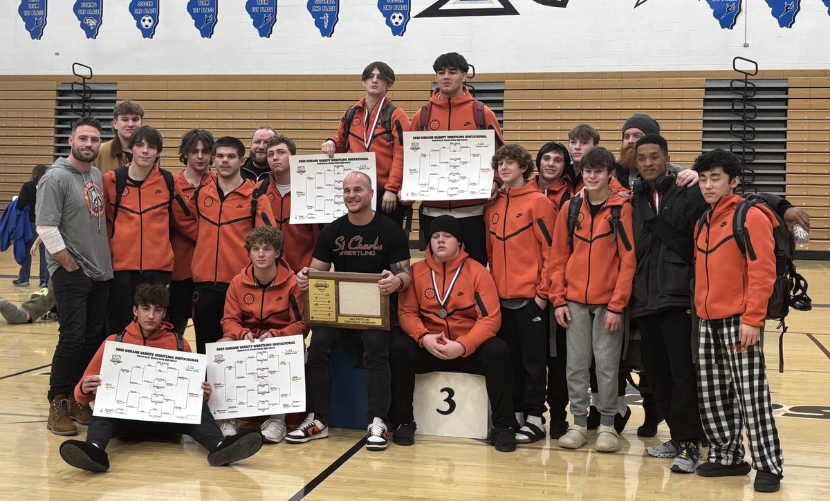 CONFERENCE CHAMPS. 

That makes 4 in a row. Congrats to our individual champs Dom Munaretto, Gavin Woodmancy, Logan Tatar, and Anthony Gutierrez.