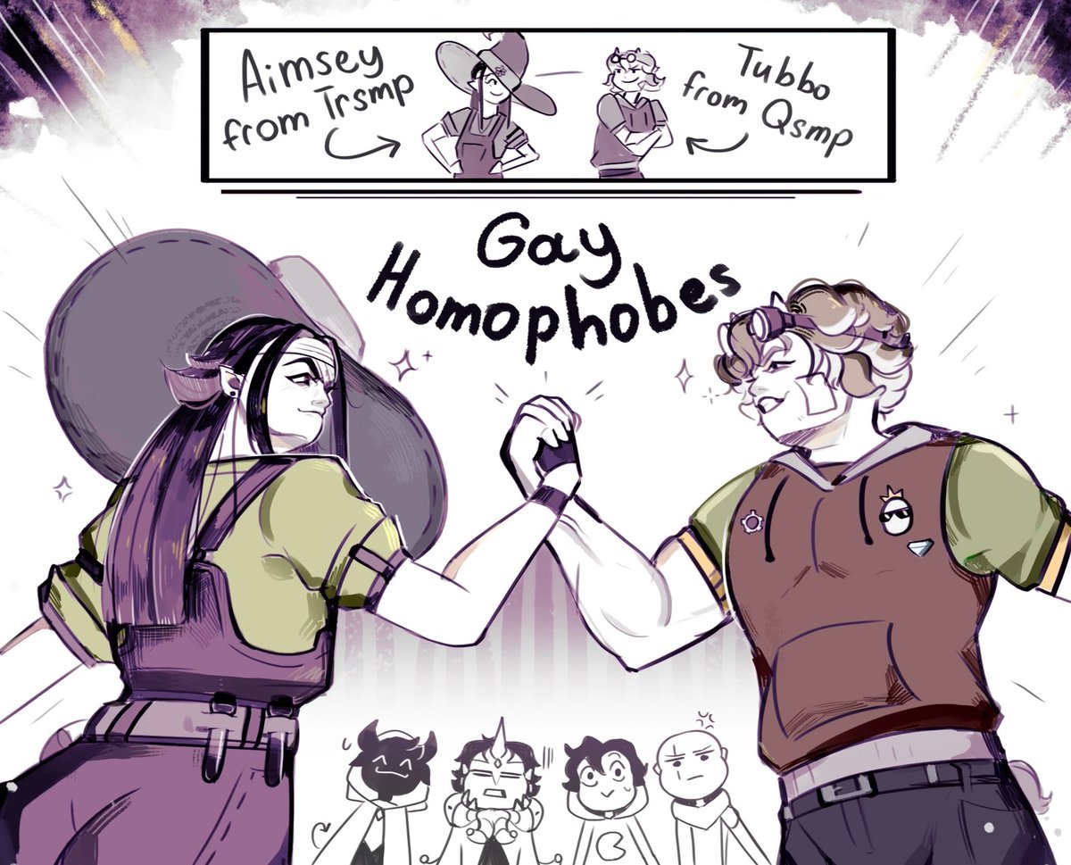 I think they would’ve become besties 
#aimseyfanart #Tubbofanart #therealmsmp #qsmp