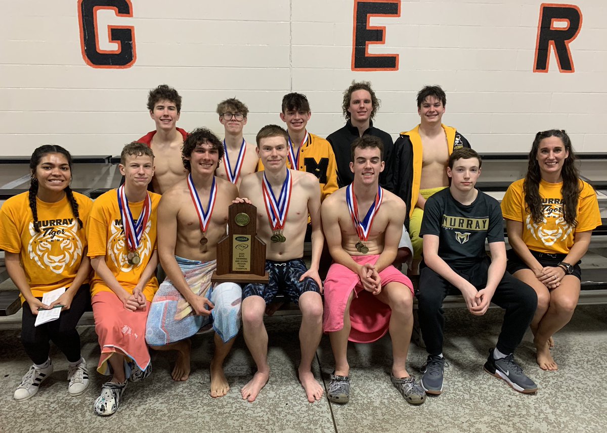 And Another One….Five Years In A Row….Tiger Fans…Your 2025, Region 1 Swim Champions!!! Girls and Boys….Your Murray High Lady Tigers and Tigers!!! Wow!!! Unbelievable day….more pics to come…many more first place…my hand hurts!!