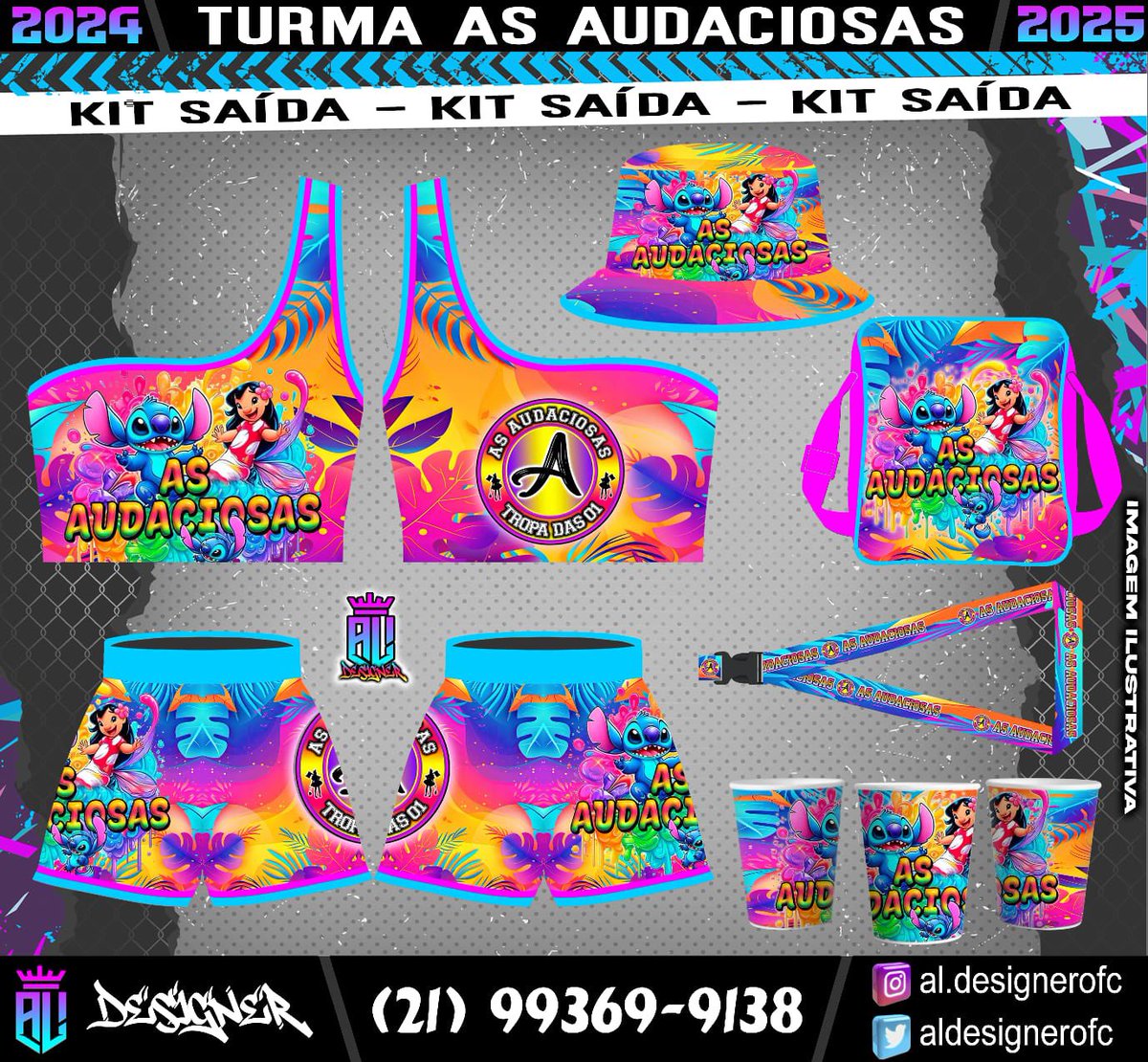 KIT SAÍDA 2025 👾🏰🌺
AUDACIOSA É FODA, SE ACOSTUMA 🔉👑