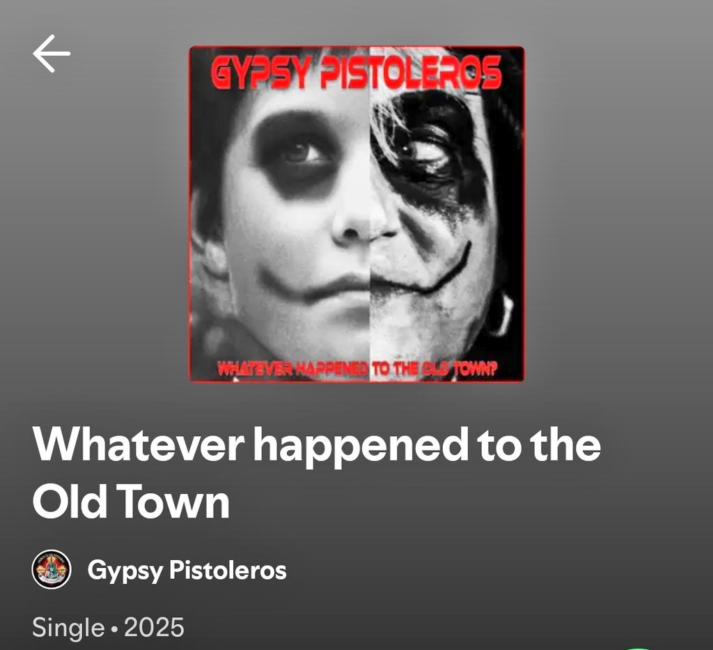 Excellent new <a href="/GPistoleros/">GYPSY PISTOLEROS</a> song titled Whatever happened to the Old Town and whatever happened to the three minute HIT single, oh wait here it is. Job done and totally different to the other two relesed songs which is what I love about the band. 🤘