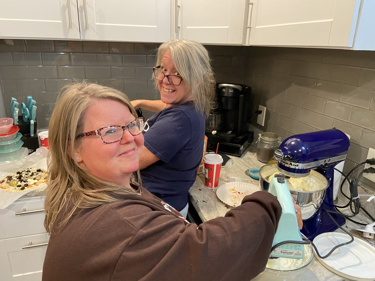TissyTarnoon's tweet photo. Amish girls night 🤣🤣🤣 I’ve now made homemade butter. That goes on the list. https://t.co/mK693QAAIm