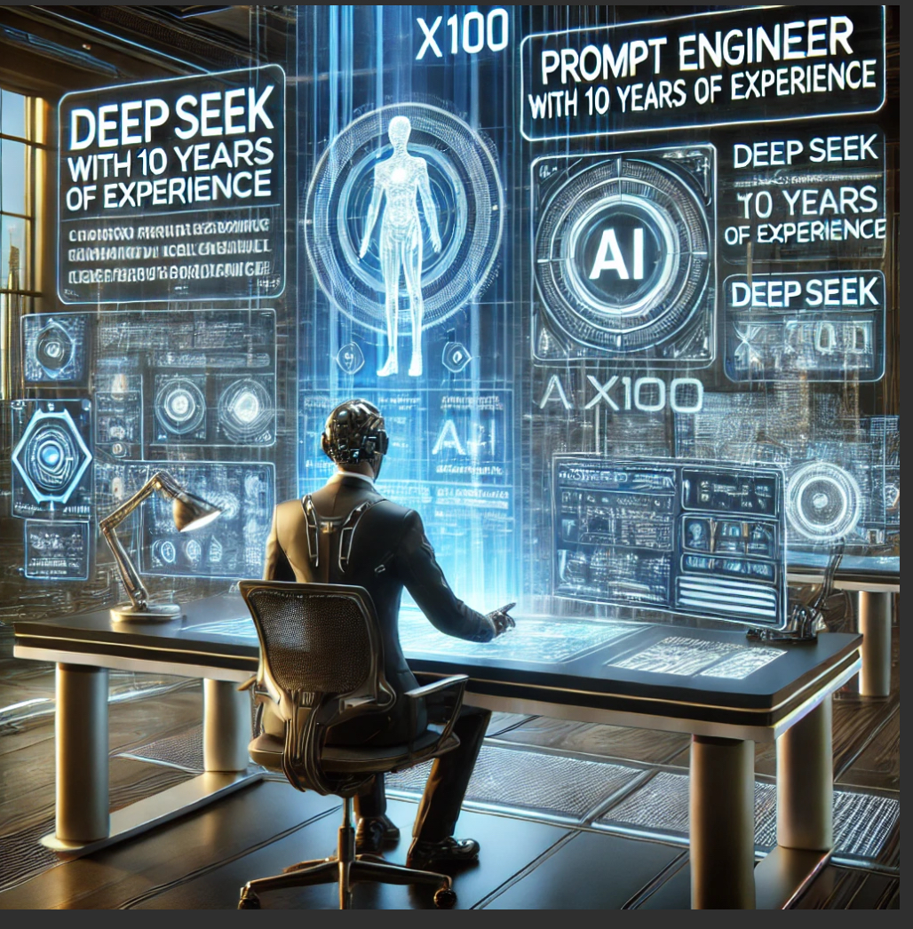 predict_addict's tweet photo. Introducing the job of 2025: DeepSeek x100 Prompt Engineer with 10 years of experience. 

The role of the future demands expertise in crafting and optimizing AI interactions, driving innovation at the intersection of technology and creativity. 

Are you ready to shape the future?

#llm