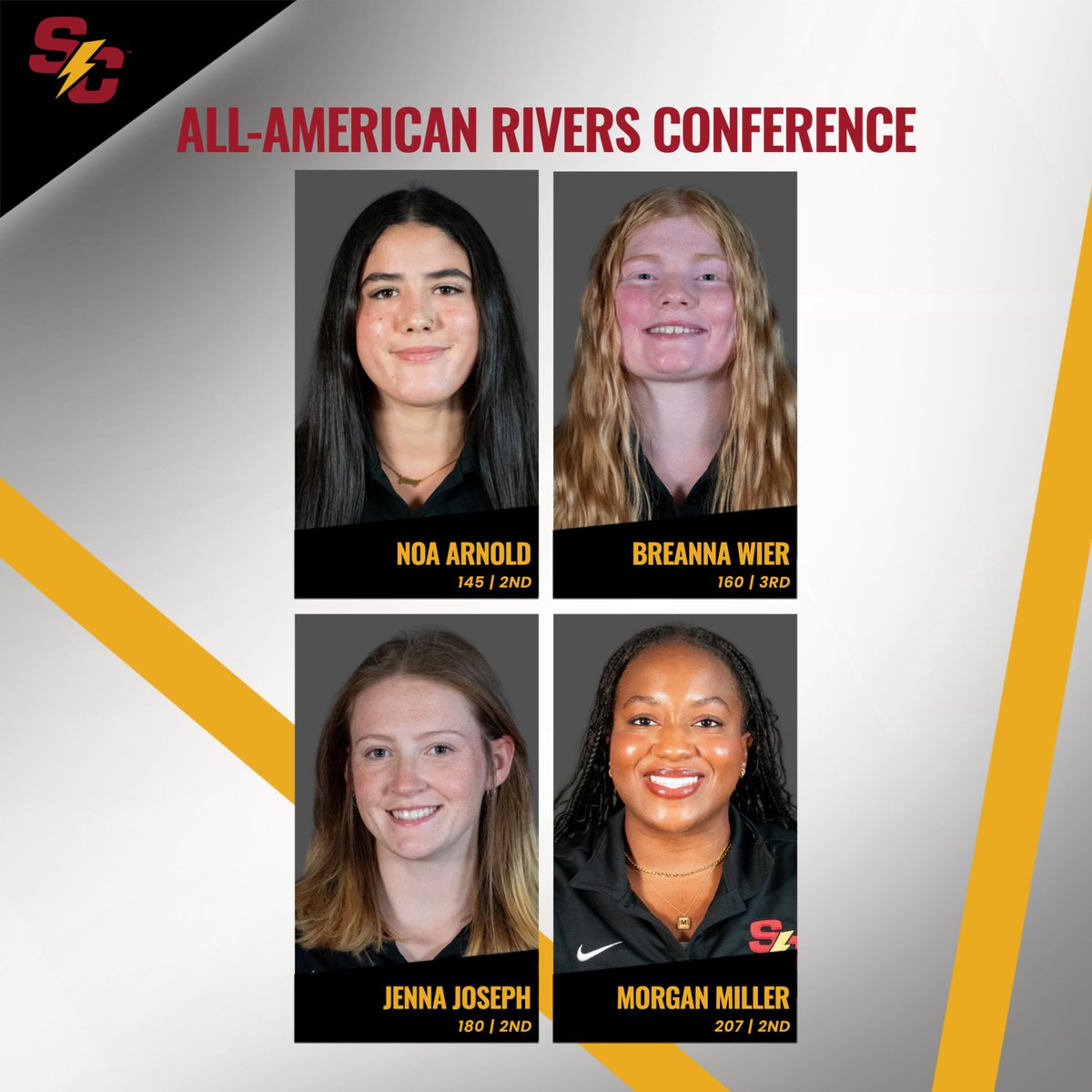 A-R-C Champions x3 🏆🏆🏆

Big congrats to Sarah, Annelise, and Keeley on claiming conference titles today in Dubuque! We also had eight other wrestlers pick up all-conference recognition. 

📰 linktr.ee/simpsonwwrestle

#rollriversWRESTLE #d3wrestle
