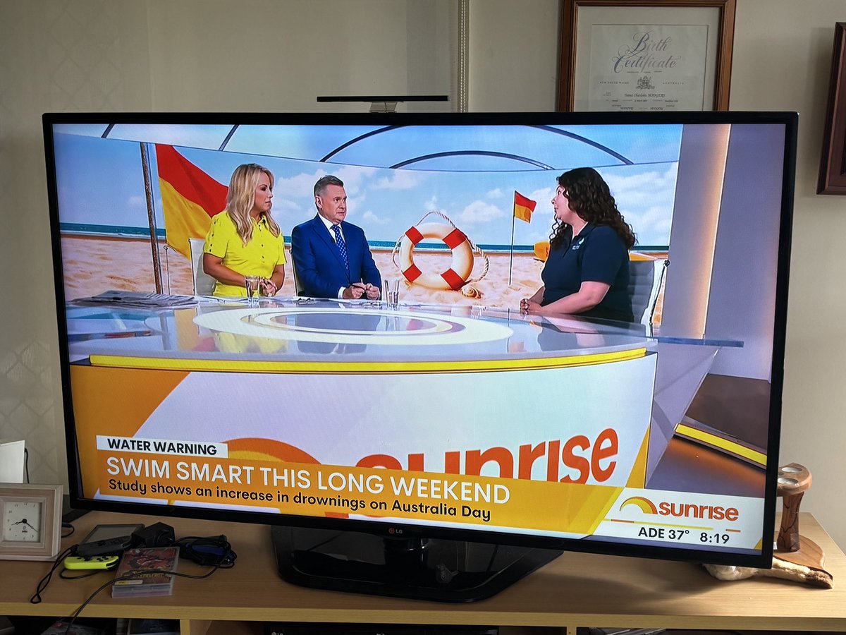 Dr Amy Peden (@amyepeden) on Twitter photo Massive few days of media sharing the water safety message on what has already been a tragic long weekend. Capping it off with <a href="/sunriseon7/">Sunrise</a>
Thanks to <a href="/_PHAA_/">publichealthaus.bsky.social</a> and <a href="/UNSWMedicine/">UNSW Medicine & Health</a> for the coordination & support #DrowningPrevention Massive few days of media sharing the water safety message on what has already been a tragic long weekend. Capping it off with <a href="/sunriseon7/">Sunrise</a>
Thanks to <a href="/_PHAA_/">publichealthaus.bsky.social</a> and <a href="/UNSWMedicine/">UNSW Medicine & Health</a> for the coordination & support #DrowningPrevention