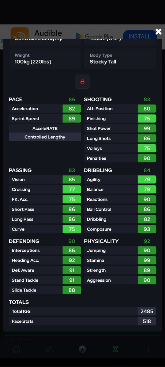 Inerror12's tweet photo. @FutSheriff This is my Maguire and the path I used to get him to them stats https://t.co/N90WjHAxol