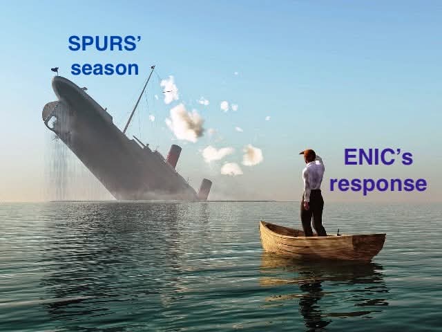#Spurs are sinking and #Levy &amp; #ENIC don't care.