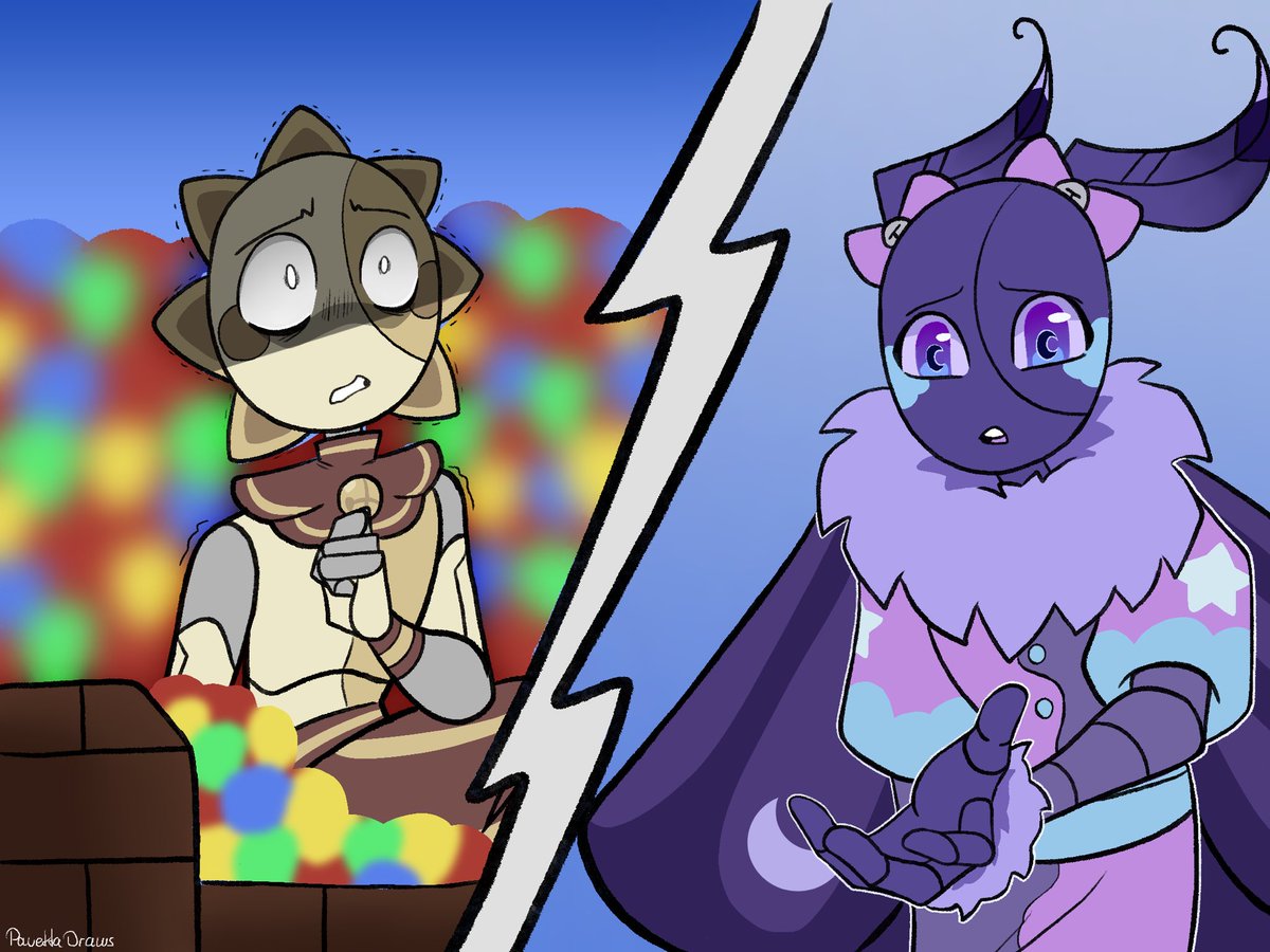 PavettaDraws's tweet photo. A couple commissions I did for @JessuFay =D

#fnaf #tsams https://t.co/QEYkpOpwMR