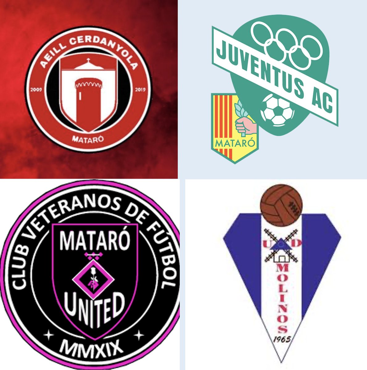 ⚽️ Cerdanyola i Molins B guanyadors dels dos enfrontaments mataronins de la jornada a Quarta Catalana
⚔️ <a href="/CerdanyolaAEiLL/">AEiLL Cerdanyola</a> 2-0 <a href="/Juventus_AC/">JuventusAC</a> 
⚔️ <a href="/MataroUnitedFC/">MataroUnitedFC</a> 2-3 <a href="/UDMOLINOS1965/">U.D. MOLINOS - OFICIAL ⚽</a> B
🏆 Quarta Catalana