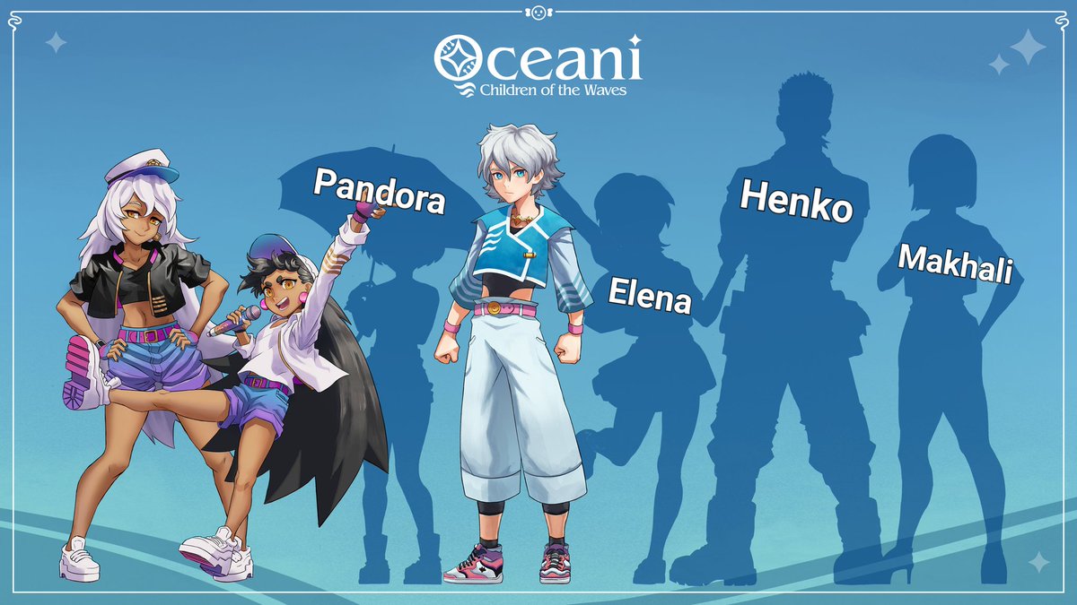 OceaniGame's tweet photo. We're back at it again! Who do you want to meet next? 👀 #characterdesign #conceptart https://t.co/xxT0LXTZRM