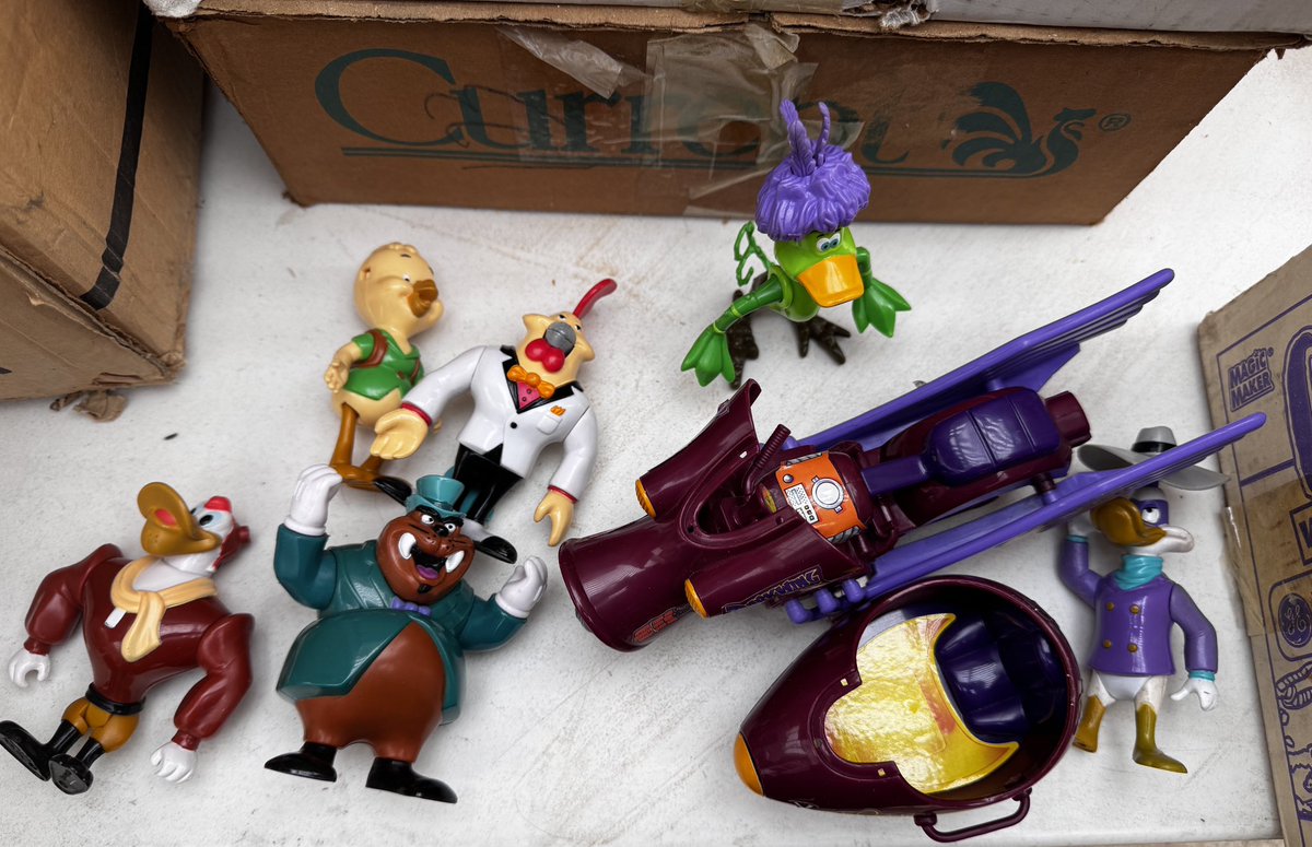 Just found the rest of my Darkwing Duck collection!