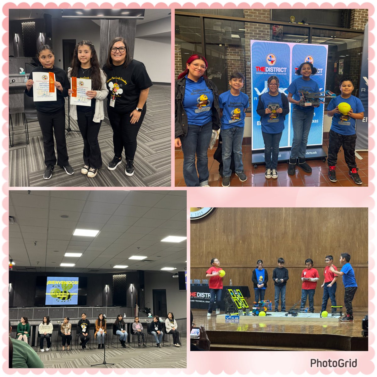 Jacqueline Salas (@sagelandmicro) on Twitter photo Proud of our Scotties for competing in todayβs District Spanish Spelling Bee π and VEX Robotics Superintendent Cup! π€ Huge thanks to our amazing sponsors, Ms. Valencia and Ms. Vega, for preparing our students! π <a href="/stem_on_air/">Carol Vega</a> <a href="/SagelandMicroES/">Sageland MicroSociety</a> <a href="/YsletaISD/">Ysleta ISD</a> Proud of our Scotties for competing in todayβs District Spanish Spelling Bee π and VEX Robotics Superintendent Cup! π€ Huge thanks to our amazing sponsors, Ms. Valencia and Ms. Vega, for preparing our students! π <a href="/stem_on_air/">Carol Vega</a> <a href="/SagelandMicroES/">Sageland MicroSociety</a> <a href="/YsletaISD/">Ysleta ISD</a>