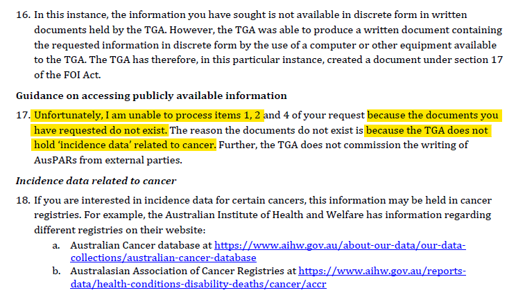 Jikkyleaks's tweet photo. Jeffrey @jsm2334 makes a valid point. 
Then shoots himself in the foot. 

I'll explain. 
▶️The valid point is that VAERS reports for COVID vaccines are overall higher in most categories than for flu vaccines. In real world use you would expect only a few categories to show an increased signal compared to flu vaccines (e.g. myocarditis and thrombosis).

▶️Jeffrey suggests that the effect is not because the drugs are dangerous but just because people were more aware of VAERS during the COVID vaccine campaign. Therefore this led to over-reporting by those who would not normally report, so that the (massively) increased rate of events in most categories (including the esoteric examples here) could be due to false reporting. 

This is wrong for these reasons and shows his bias:

1⃣The majority of people filing reports are clinicians and healthcare workers, who are filing because they have judged there to be a link. 
2⃣ Filing a false VAERS report is a felony. To date there has not been one person convicted of filing a false COVID vaccine report (see chatGPT summary attached). It can therefore not be concluded that filing false VAERS reports is a common practice. 
3⃣ Included in the rare instance of false reports is this story (https://t.co/zCwzTP85WS) of an anaesthetist who spiked the VAERS database to undermine it in order to make a point. This is Reichstag medicine and shows how far the pharma industry will go to undermine VAERS 
4⃣ The purpose of VAERS is signal seeking. It is not diagnostic or shows causation but it obliges the regulator to follow up each signal and monitor those signals against a known comparator (unvaccinated). The regulators (FDA, TGA, MHRA) purposefully ignored the signals and then put out propaganda to undermine them. This includes but is not limited to the deaths from thrombosis and myocarditis. 
5⃣ We have FOIAs that prove (attached) that the TGA and MHRA did not actively investigate or monitor cancer signals and miscarriage signals - signals that they were obliged to investigate as carcinogenicity testing had not been performed and the original animal studies had shown a signal for fetal loss (that they ignored).
6⃣ The fact that so many categories were affected in reporting of COVID vaccines is as much an indication of the diverse portfolio of adverse events as the unlikely possibility that healthcare workers would risk jail to make stuff up. 
7⃣ Multiple "fact checks" (predominantly ghost written by pharma or its affiliates) have gone out of their way to straw man any discussions of VAERS by discussing causation. VAERS does not show causation. It shows a safety signal that the regulators are obliged to investigate or to withdraw the products. They did neither and therefore failed the public, resulting in deaths. The real number of deaths is not known but there are deaths documented by regulators and coroners. Those deaths were preventable. 

In order for Jeffrey to have come to the conclusion that the VAERS signals can be ignored because fractures were reported shows that he has ignored these facts and therefore shows bias, precisely what a statistician is meant to be immune to. 

On the contrary it is of some concern that there are safety signals for fractures and animal bites. These should have been fully investigated by the VAERS team by interview of the patients affected. Neurological disorders (reported after vaccination, link below) could have explained the increased fracture risk. And animals, particularly dogs, have an innate sense of smell and may well have recognised that their owner had received a genetic therapy that had disturbed them. 

If, following the interviews that should have been conducted, the link had been deemed fortuitous the VAERS entries can be removed or annotated. The fact that they were not shows that the VAERS team were not capable of monitoring these novel drugs at the level we were promised. 

They should have been withdrawn on that basis alone. 

@JesslovesMJK @DrJBhattacharya @DrJulieSladden @MaryanneDemasi