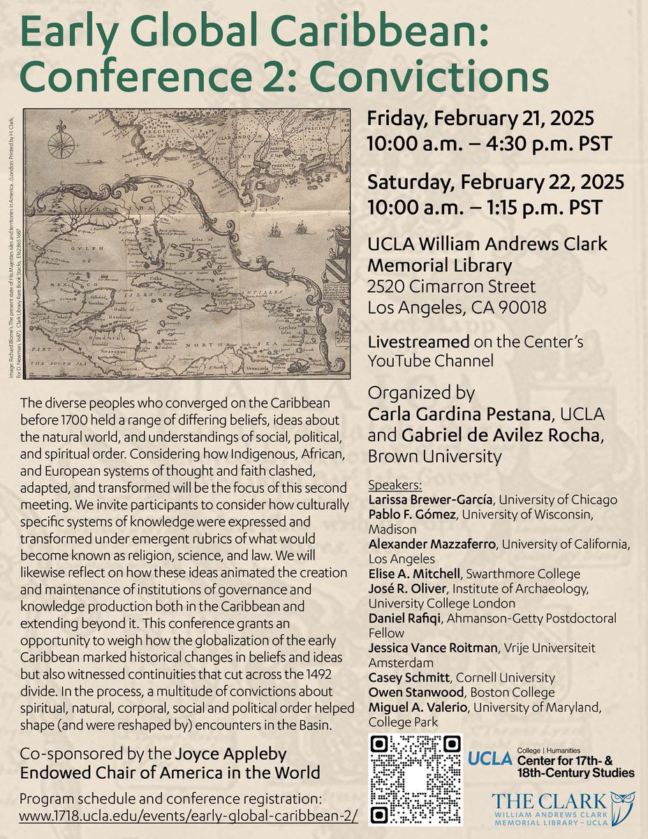 If you are in LA don’t miss this conference at <a href="/UCLA/">UCLA</a> featuring our dear <a href="/mialva11/">Miguel A. Valerio</a> on February 21, 2025. #slaveryarchive