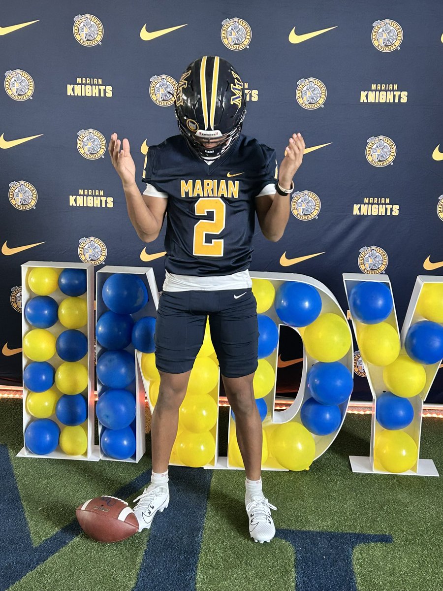Ja’Mir Bouie (@ja_bouie) on Twitter photo After a great visit and conversations with <a href="/CoachKarrasJr/">Ted Karras Jr</a> and <a href="/MU_CoachKing/">Coach King</a> I am blessed to receive another offer from Marian University!! <a href="/MarianUFootball/">Marian Football</a> <a href="/RobGibsonHC/">Rob Gibson</a> <a href="/AvonFBOrioles/">Avon Football</a> <a href="/IndianaPreps/">Indiana Preps</a> <a href="/PrepRedzoneIN/">Prep Redzone Indiana</a> <a href="/IndyWeOutHere/">IndyWeOutHere ‼️</a> <a href="/KyleNeddenriep/">Kyle Neddenriep</a> After a great visit and conversations with <a href="/CoachKarrasJr/">Ted Karras Jr</a> and <a href="/MU_CoachKing/">Coach King</a> I am blessed to receive another offer from Marian University!! <a href="/MarianUFootball/">Marian Football</a> <a href="/RobGibsonHC/">Rob Gibson</a> <a href="/AvonFBOrioles/">Avon Football</a> <a href="/IndianaPreps/">Indiana Preps</a> <a href="/PrepRedzoneIN/">Prep Redzone Indiana</a> <a href="/IndyWeOutHere/">IndyWeOutHere ‼️</a> <a href="/KyleNeddenriep/">Kyle Neddenriep</a>