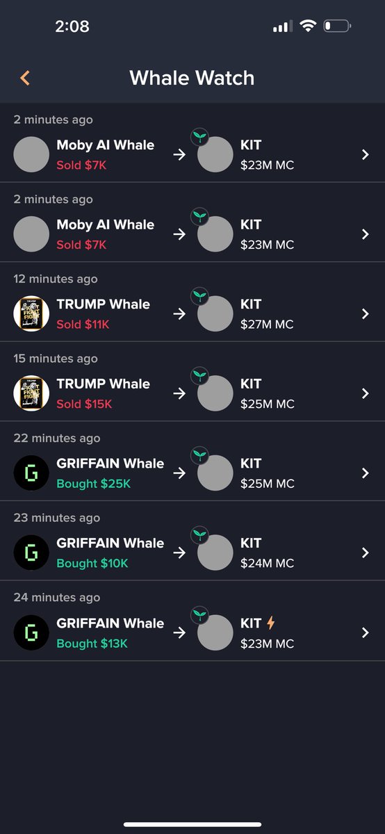 ChapoGrimey's tweet photo. Proof they tried to hide $kit 😂

Whales selling here. Where’s the proof they bought. No where to be found.

Scared of competition and fear is a driving factor to suppressing a market. https://t.co/uQS1Ts4Yst