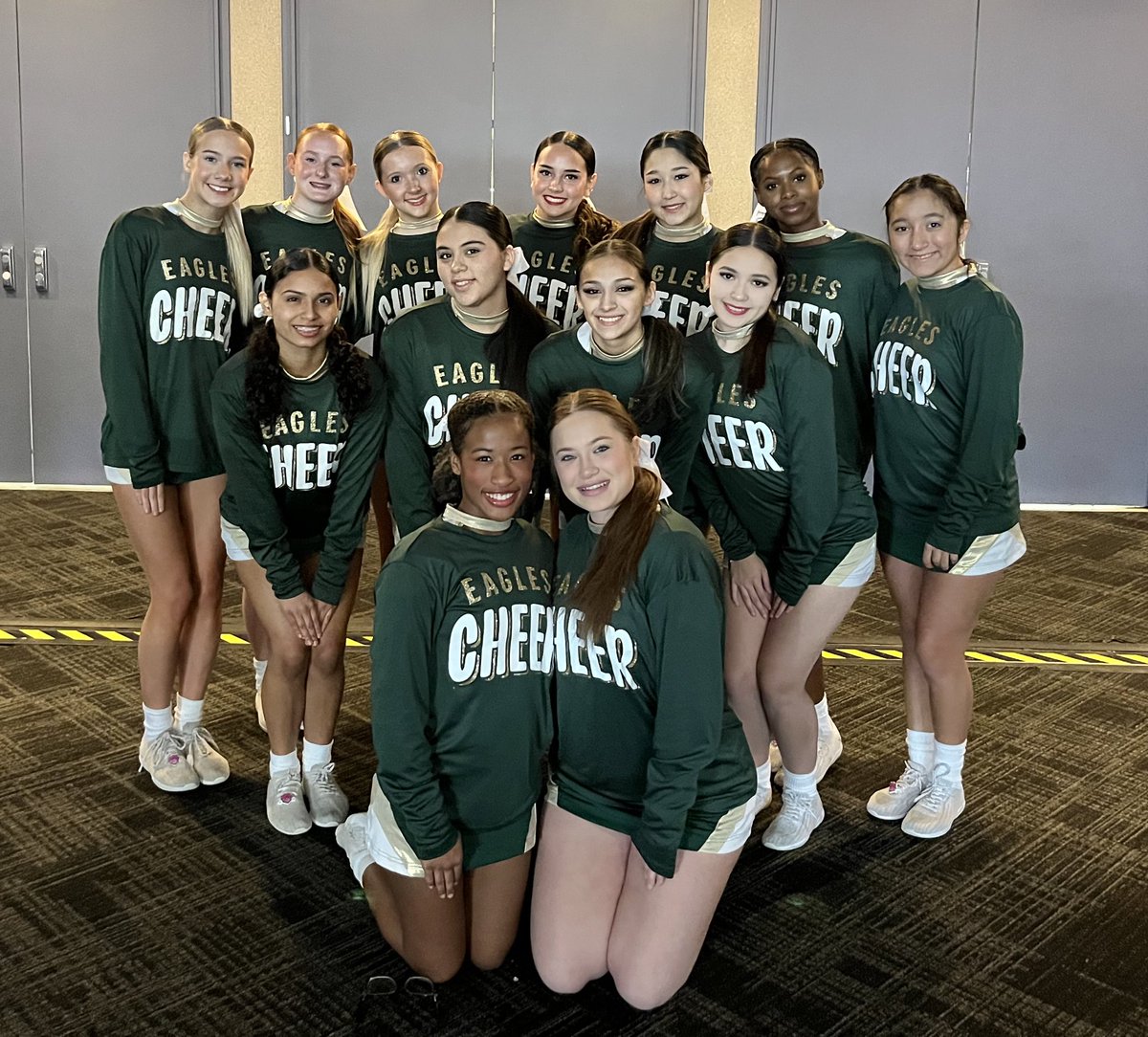 cyfallshs's tweet photo. Good luck today to @CyFallsCheer as they compete today at NCA nationals! https://t.co/7n7TObaQCY