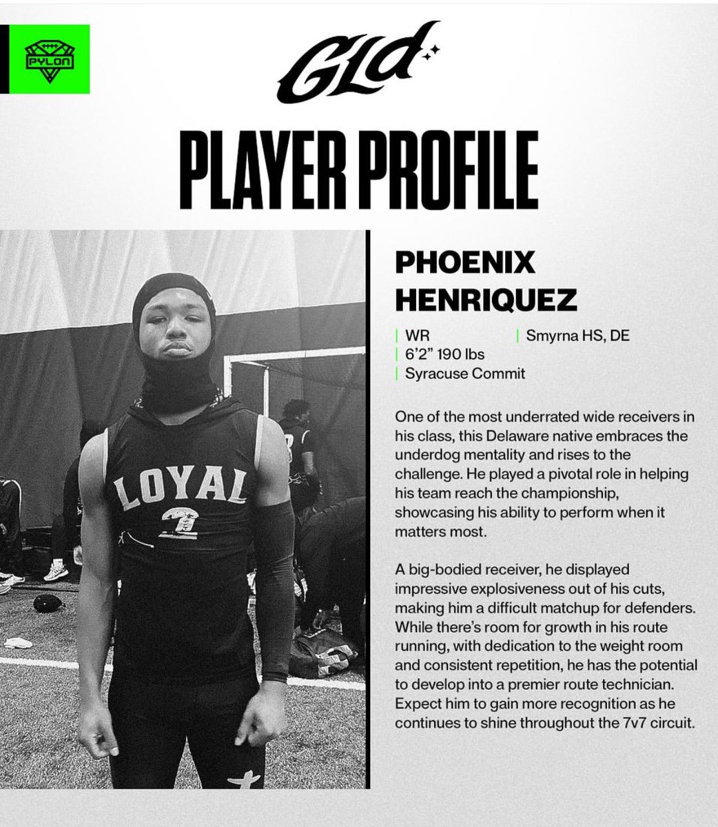 #LoyalElite7on7 <a href="/PhoenixOcean_H/">Phoenix Henriquez 3⭐️</a> 🔥 <a href="/CuseFootball/">Syracuse Football</a> <a href="/Pylon7on7/">Pylon 7on7 Football</a> <a href="/Mvsj21_/">Marquís Johnson</a>